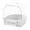 White, variant on Pet Bird Bath Box Shower Easy to Install Water Bowl Caged Parrot Bathing Tub for White