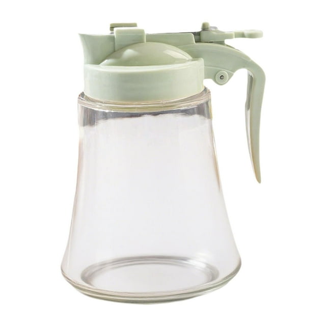 Botella dispensadora, botella de vinagre, recipiente multiusos para aceite, práctico para la cocina. Verde