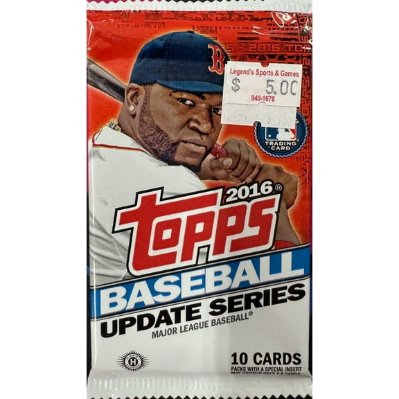 2016 Topps Baseball Update Series Pack