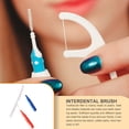 thumbnail image 3 of Seitruly Cepillo interdental ligero mango ergonómico cepillo de de silicona profesional eficiente hilo flexible vacaciones cuidado de los oídos, 3 of 6