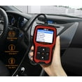 thumbnail image 3 of Ancel AD410 Enhanced OBD2 EOBD Scanner Check Engine Light Clear Fault Auto Code Reader On-board Monitor Test EVAP System O2 Sensor Monitoring VIN View Freeze Frame OBDII Diagnostic Tool, Black & Red, 3 of 12