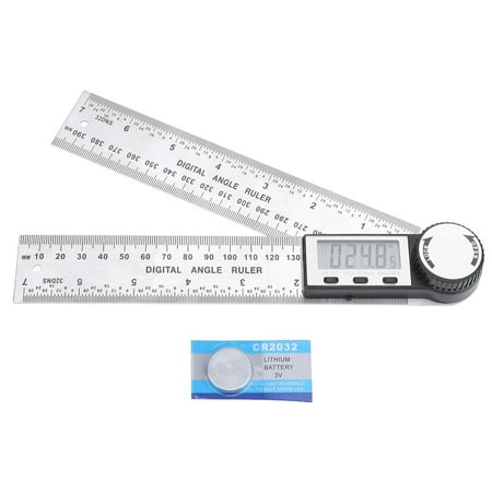 Digital Angle Ruler, Digital Angle Finder Battery Powered 200mm Ruler ...