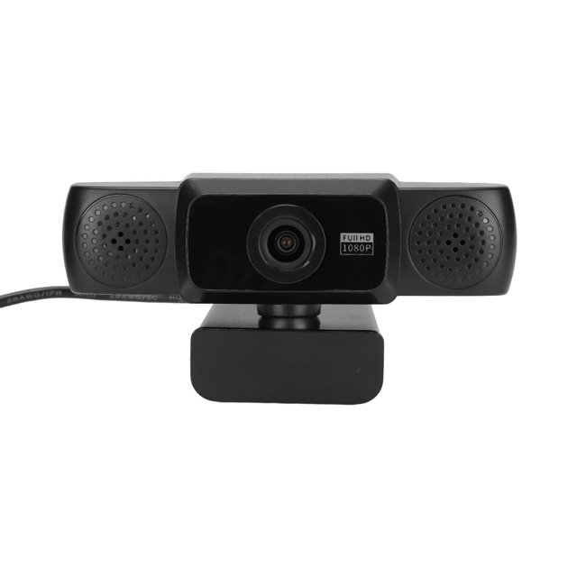 Cámara Web De 1080p, Micrófono Incorporado Plug And Play Cámara Web USB Ángulo Ajustable Para Reuniones De Aprendizaje Para Juegos Cergrey Cámara web negra V21