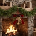 thumbnail image 6 of WDOBM Christmas Decorative Bows, Christmas Bowknot Bells Pendant Hanging Ornament, Christmas Tree Bow, Hanging Christmas Ornaments for Home Decor Indoor, 6 of 9