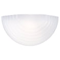 thumbnail image 1 of Generation Lighting 4123-15 10.75" Wall Bath Sconce 1-Light 100W White, 1 of 1