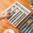thumbnail image 5 of Cutlery Tray, White, Gray Base, 40 X 32 X 4.5 Cm, 5 of 5