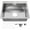 Brushed, variant on Bathenum 20" x 16" Drop in Kitchen Sink 304 Stainless Steel Single Bowl Topmount Kitchen Sink with Drain Kit and Bottom Grid, Brushed