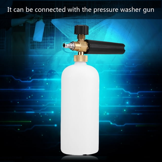 Foam Lance,1/4" Adjustable Snow Foam Foam Jet Gun Car Wash Nozzle Sprayer Next-Gen Design