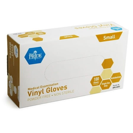 Vinyl Exam Gloves Large 100pc