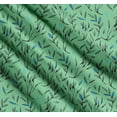 thumbnail image 3 of Soimoi Green Cotton Poplin Fabric Curry Leaves Print Fabric by the Yard 58 Inch Wide, 3 of 7