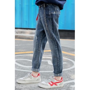 boy jeans elastic waistband
