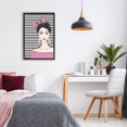 thumbnail image 3 of Stupell Industries Contemporary Girl with Pink Bow & Earrings Black Floating Frame Canvas Art, 17 x 25, by Martina Pavlova, 3 of 8