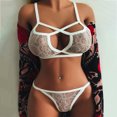 thumbnail image 2 of AnuirheiH Women Lingerie Corset Lace Free Wire Racy Muslin Sleepwear Underwear Tops+Briefs, 2 of 9