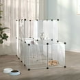 thumbnail image 1 of vidaXL Cage pour Petits Animaux Transparente 142x74x93 cm PP et Acier, 1 of 5