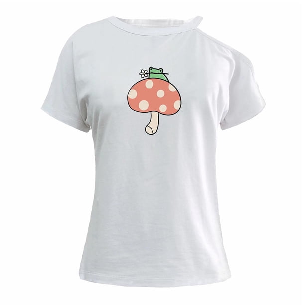 Camiseta de manga corta para mujer, camisetas de moda, camisetas básicas, camisetas de verano para pescar, senderismo, desplazamientos, uso diario, ca SG