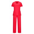 thumbnail image 6 of Samickarr Nursing Uniforms Scrubs Sets For Woman And Man Clearance Plus Size Working Uniform With Pocket Scrubs Medical Uniform Scrubs Top And Pants, 6 of 6