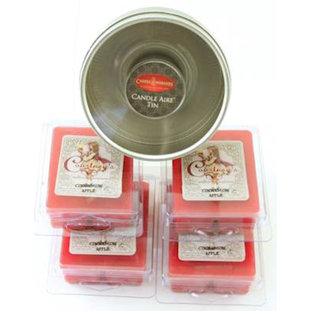 Candle Aire Scented Wax Refill 4 Courtneys Wax Melts with Empty