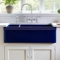 thumbnail image 5 of Whitehaus Collection WHQDB542-BISCUIT Quatro Alcove Sinks Biscuit, 5 of 7