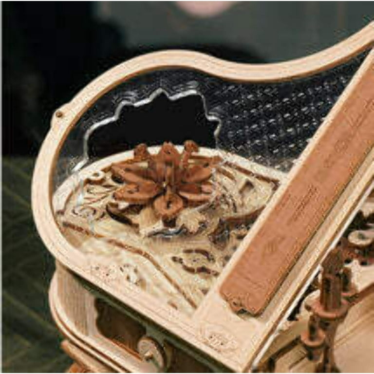ROKR Magic Piano Mechanical Music Box, 3D Wooden Puzzle