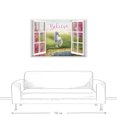 thumbnail image 3 of Creative Products Believe In Unicorns Window 32x48 Canvas Wall Art, 3 of 5