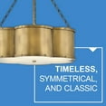 thumbnail image 4 of 3 Light Medium Drum Chandelier In Traditional Style 22 Inches Wide By 26.5 Inches High-Heritage Brass Finish Hinkley Lighting 4446Hb, 4 of 4