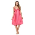 thumbnail image 2 of Casual Nights Women's Satin Lace Camisole Nightgown, 2 of 5