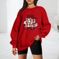 thumbnail image 2 of Gibobby Sudaderas para mujer Sudadera suéter de otoño(Rojo,G), 2 of 4