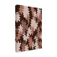 thumbnail image 4 of Canvas Wall Art - Treechild 'Brown Beige Zig Zag Pattern' Wall Art for Living Room, Bedroom, or Office D?cor by Trademark Fine Art - 16 x 24 Inches, 4 of 4