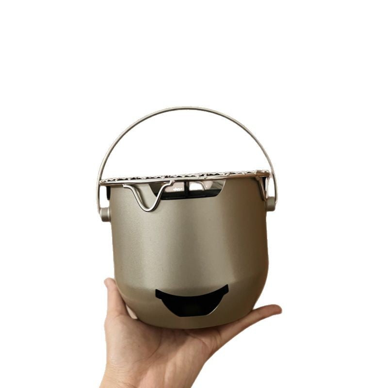 Camping Stove, Portable Stove, Pocket Stove Outdoor Camping Hiking Traveling BBQ,Purple