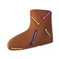 thumbnail image 5 of Vsenkes Golf Mallet Putter Cover Wear Resistant Easy Cleaning Club Cover Brown, 5 of 9