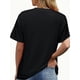 thumbnail image 4 of Camiseta elegante con estampado de letras para mujer, cómoda, informal, de manga corta y cuello redondo, ideal para el día a día, ideal para adultos, hombres, mujeres, adolescentes, jóvenes y deportes, 4 of 9