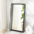 thumbnail image 2 of SAFAVIEH Couture Kallie 26" x 48" Black Modern Leaner Mirror, 2 of 6
