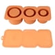 thumbnail image 1 of Bandeja de Cubitos de hielo ANGGREK Silicona Con Cilindro Hueco Naranja de Fácil Liberación, 1 of 7