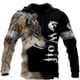 thumbnail image 5 of Sudadera con capucha de gran tamaño con estampado 3D de Love Boar Hunting para hombre, ropa deportiva informal de calle unisex, novedad de 2023, 5 of 5
