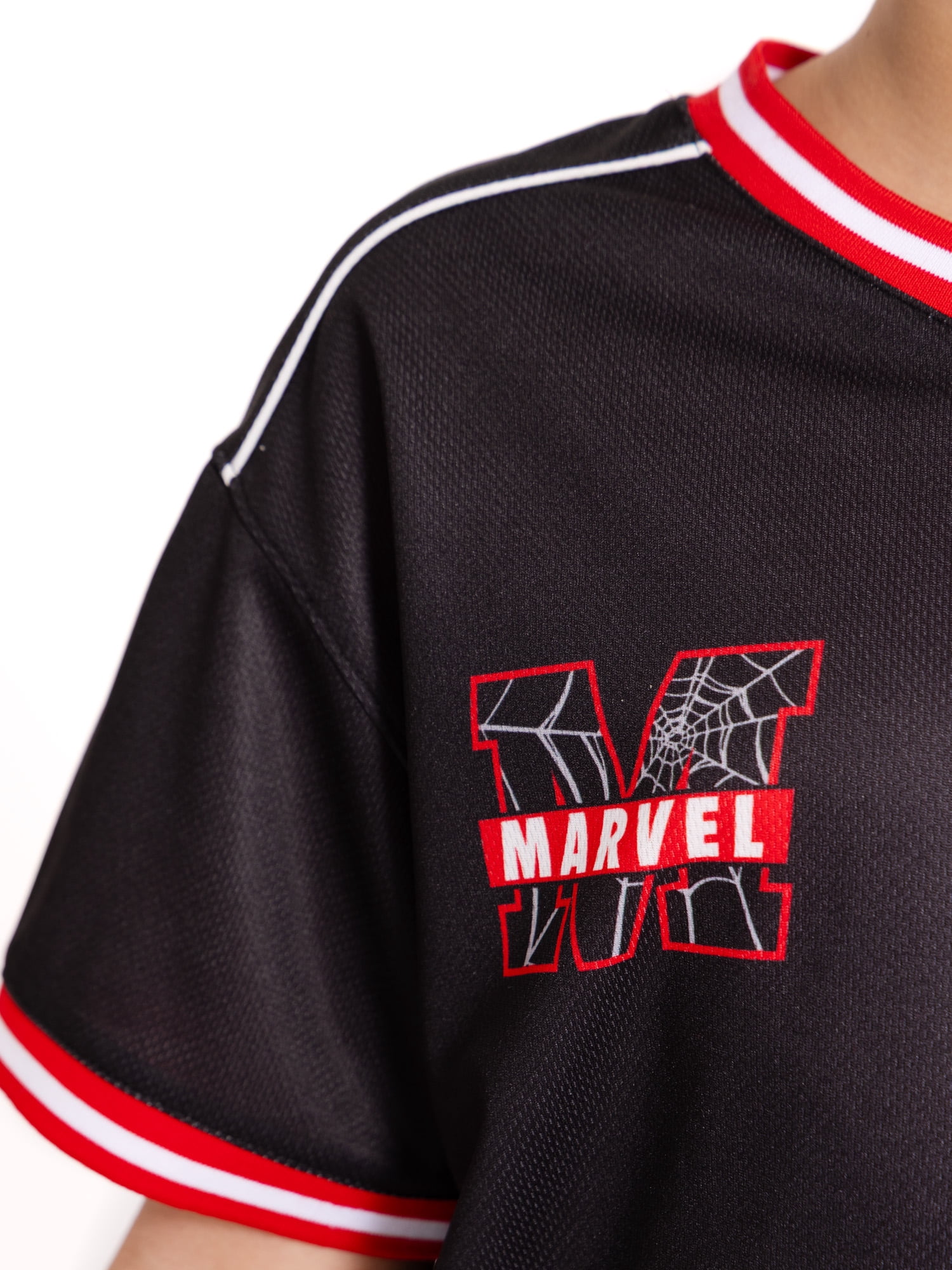 Spider-Man Boys' Graphic Soccer Jersey and Shorts Set, 2-Piece, Sizes 4-16
