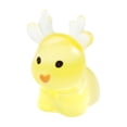 thumbnail image 2 of Glow-in-the-Dark Reindeer Figurines, 10-Count Resin Tabletop Set, Yellow, 2 of 6