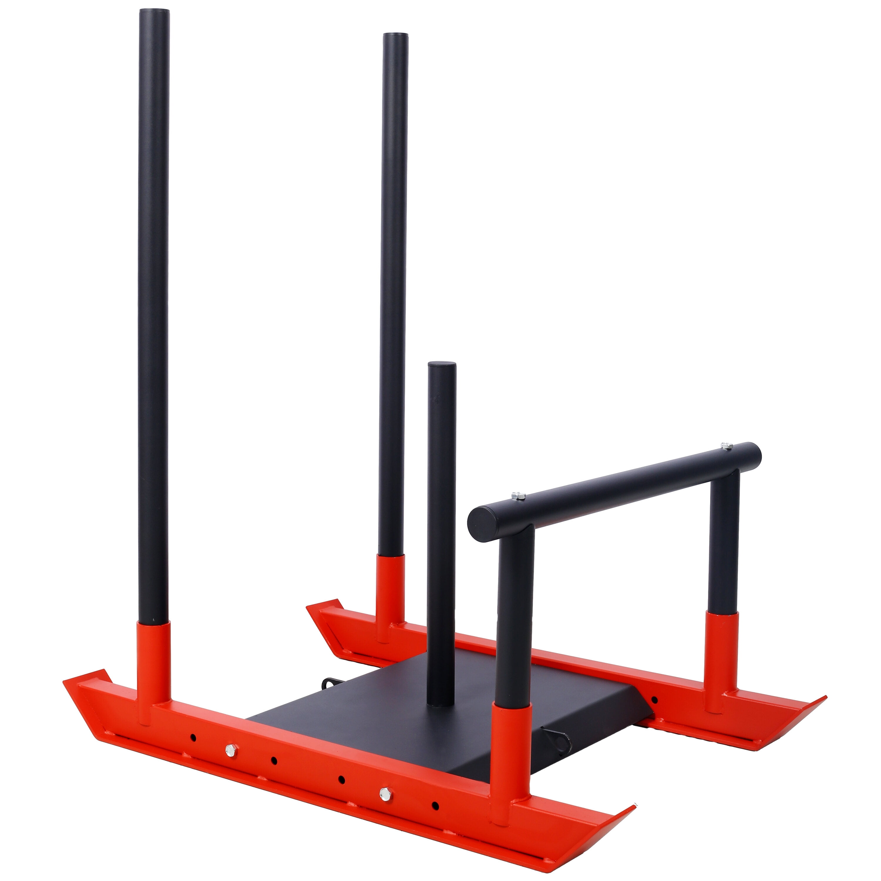 Exercise Equipment Weight Sled Fitness Sled Fitness Strength Training Sled Speed Training Sled Heavy-Duty Weight Training Equipment for Muscle Building and Explosive Power Suitable for 1"& 2" Weight
