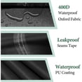 thumbnail image 3 of Electric Tricycle Cover Waterproof Black 75" L x 30" W x 44" H Bike Cover for Outdoor Recumbent Trike, 3 of 5