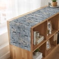 thumbnail image 6 of Table Runners 72 Inches Long Dress Scarves, Blue Seaports Farmhouse Kitchen Table Runner, Coffee Tablerunners, Vintage Ocean Anchor Shark Farmhouse Wood 14x72 Inch, 6 of 9