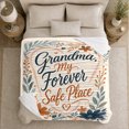 thumbnail image 5 of Grandma'S Forever Safe Place Botanical Heart, Peaceful Botanical Garden Scene, Warm Flannel Blanket for Sunroom and Reading Nook, Garden Lovers Valentine's Day Gift, Botanical Home Decor, 5 of 9