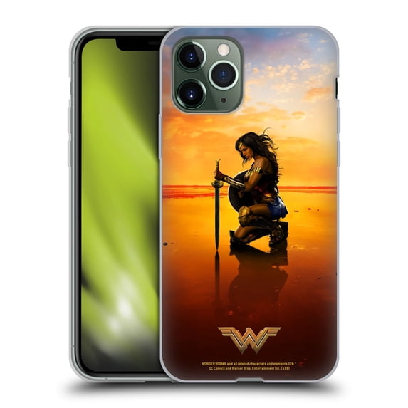 Head Case Designs Officially Licensed Wonder Woman Movie Posters Sword And Shield Soft Gel Case Compatible with Apple iPhone 11 Pro