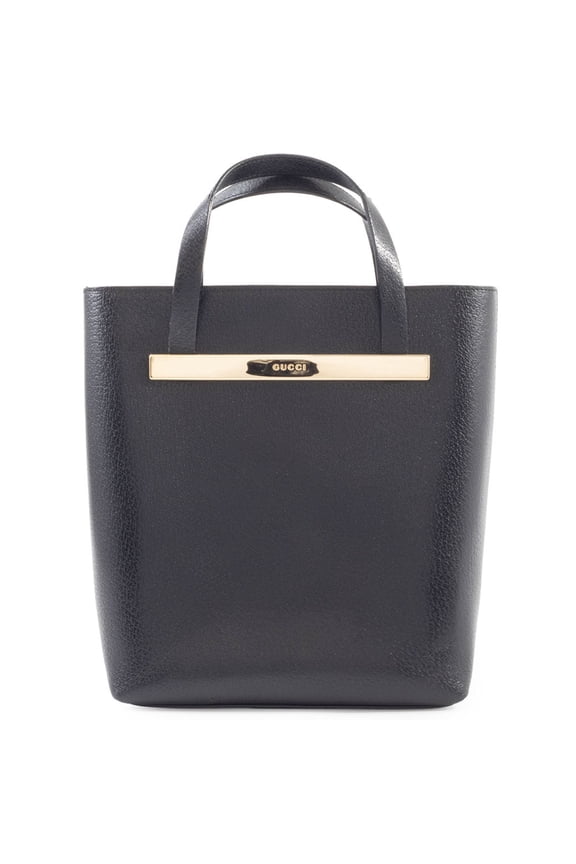 Pre-Owned Gucci bag, tote old handbag, 000 2058 0558 0, leather, black.