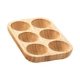 thumbnail image 3 of Huevera de Madera con Doble Fila, Práctica Bandeja Organizadora para Guardar Huevos, Ideal para , Refrigerador, Despensa Y Hogar., 3 of 9