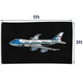 thumbnail image 2 of Fyon US Military Air Force USA AF One Plane Flag banner with Grommets Man cave Decor 3x5Feet, 2 of 4