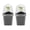 2pcs, variant on bestolf Clear Plant Nursery Pots Plastic Reusable Seedlings Pots with Humidity Dome 3" Gardening Pots Small Planters for Succulents Herbs Seedlings Cuttings