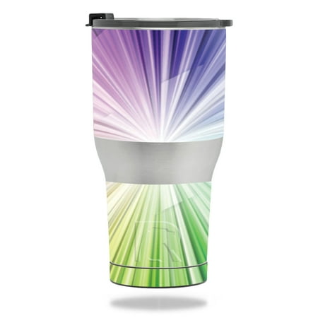 UPC 619850165083 product image for Skin Decal Wrap for RTIC Tumbler  (2017) sticker Rainbow Explosion | upcitemdb.com
