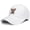 White, variant on United States 250th Anniversary Grey Baseball Cap Featuring Patriotic Celebration Artwork and Lightweight Adjustable Construction
