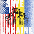 thumbnail image 3 of CafePress - Save Ukraine! America Supports Ukraine T Shirt - Men's Classic Cotton T-Shirts, 3 of 3