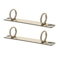 thumbnail image 6 of MRLESS 2pcs Metal Loose Leaf Binder Spine Clips Universal Binding Mechanism Binder Spine Clips Convenient Binder 2-Hole Ring Clips Binder Spines Combs, 6 of 9