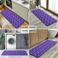 thumbnail image 6 of Purple Cartoon Unicorn Rainbow Crown Kitchen Rug Mat,Kitchen Runner Rugs Non Skid Washable,Decorative Kitchen Floor Mats for Kitchen,Sink,Laundry,17"x47.2", 6 of 7